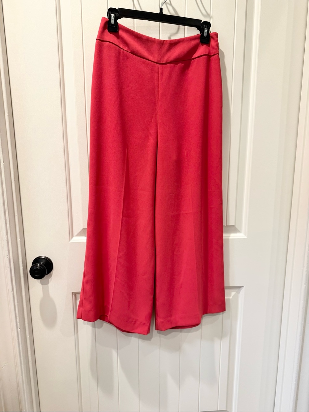Express Pink Wide-Leg Cropped Pants Trousers Sz 8 / M